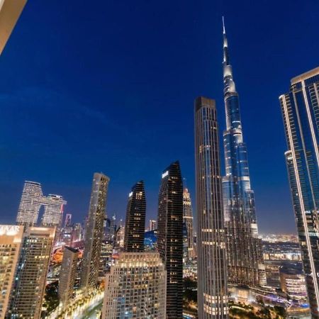 High-Floor 2 Bedroom Premium Apt And Burj Khalifa Views By Vibel Дубай Экстерьер фото