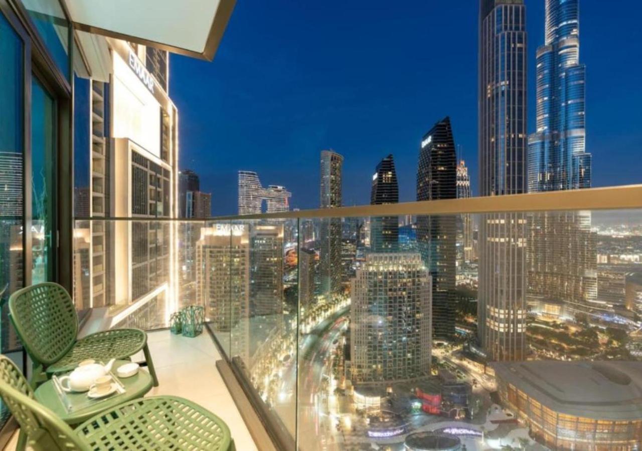 High-Floor 2 Bedroom Premium Apt And Burj Khalifa Views By Vibel Дубай Экстерьер фото