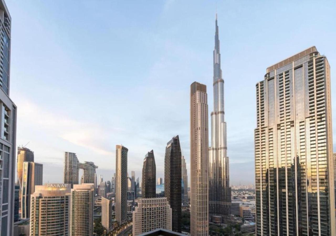 High-Floor 2 Bedroom Premium Apt And Burj Khalifa Views By Vibel Дубай Экстерьер фото