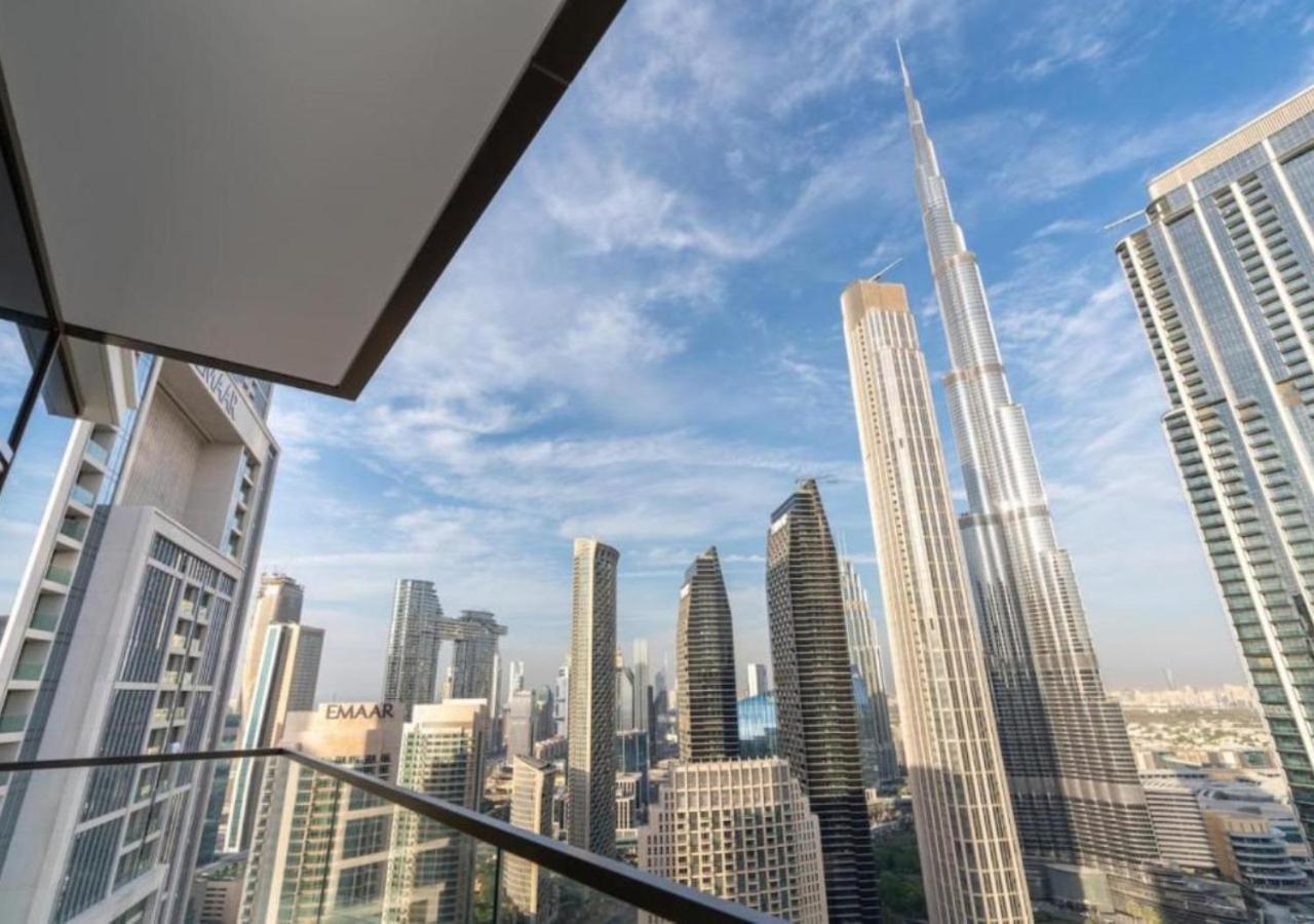 High-Floor 2 Bedroom Premium Apt And Burj Khalifa Views By Vibel Дубай Экстерьер фото