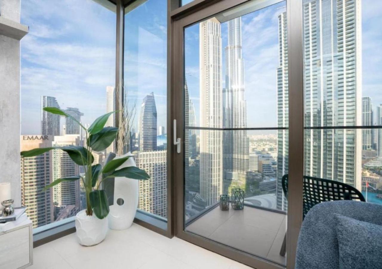 High-Floor 2 Bedroom Premium Apt And Burj Khalifa Views By Vibel Дубай Экстерьер фото